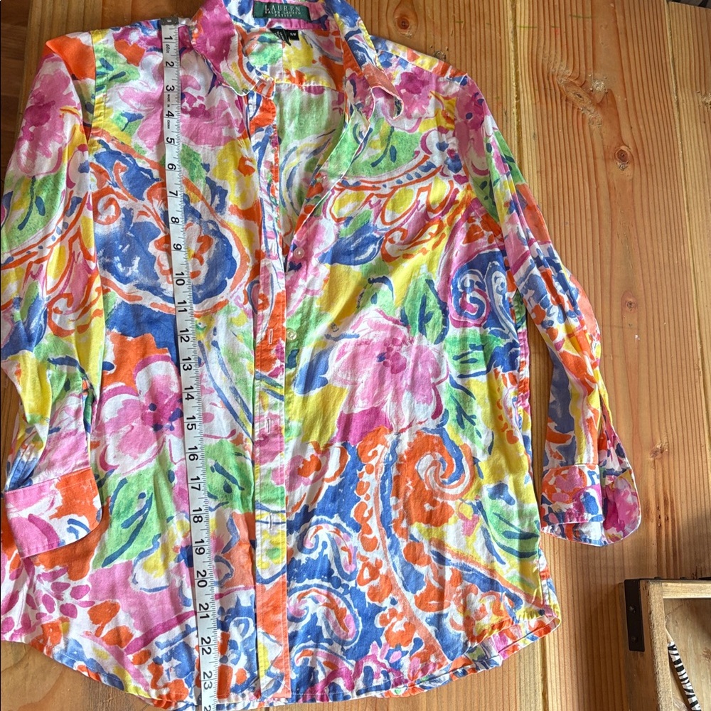 Ralph Lauren Multicolor Floral Shirt - Picture 6 of 7